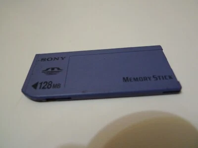 Genuine Sony 128MB excellent Memory Stick Card MSA-128A NON-PRO NON-MagicGate - Image 1 of 2