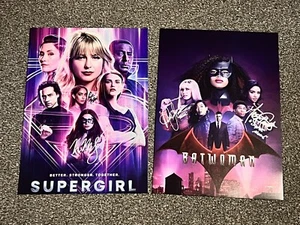 CW Supergirl & Batwoman AUTOGRAPHED Posters - Picture 1 of 3