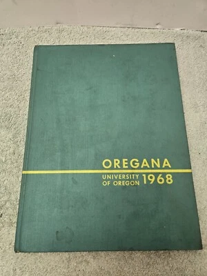 Anuario 1968 Universidad de Oregón Orégana Supremes Bob Hope Lou Rawls Druback Foto 1 de 4