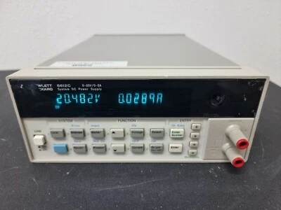 HP 6612C: System DC Power Supply, 0-20V / 0-2A (4631) US - Image 1 of 4