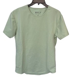 BYLT Drop Cut Lux Tee Size Medium Pale Green - Picture 1 of 4
