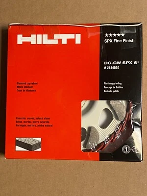 HILTI DG-CW 150/6" SPX FINE FINISH DIAMOND CUP WHEEL BRAND NEW. - Image 1 of 2