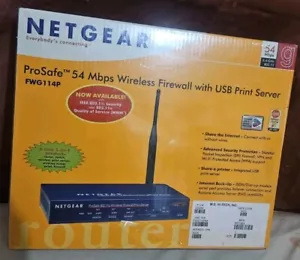NETGEAR FWG114P ProSafe 802.11g Wireless VPN Firewall 4-Port 10/100 Switch - Picture 1 of 7