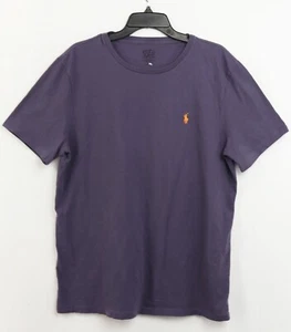 Camiseta Polo Ralph Lauren Para Hombres Logo Poni Calce Clásico Cuello Redondo Azul Desteñido XL - Imagen 1 de 2