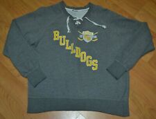 Adrian College Bulldogs Ice Hockey Lace Up Jersey Sweatshirt Large Nice Sweater