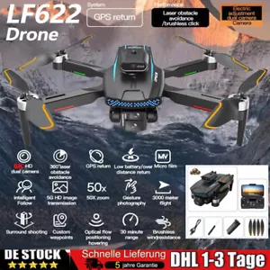 Drohne mit Kamera für Erwachsene Kinder 6K HD WiFi RC Quadcopter Hubschrauber - Bild 1 von 10