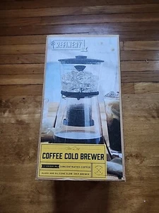 ⚡️Refinery &Co Coffee Cold Slow Drip Brewer Iced Coffee Tea Maker Glass 17oz 🆕 - Picture 1 of 5