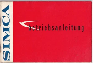 SIMCA ARONDE 1300 mode d'emploi manuel d'utilisation manuel BA - Photo 1 sur 7