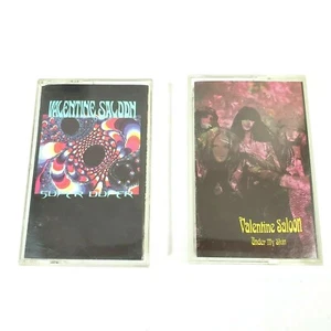 Valentine Saloon Cassette Lot of 2 Under My Skin Super Duper Soak Funhouse - Picture 1 of 8