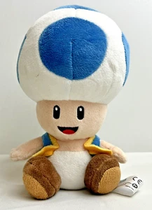 Peluche NINTENDO Epic Rospo Blu 6,5 pollici Super Mario Bros 2010 giocattolo - Foto 1 di 9