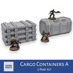 Cargo Containers A | Kalthan | Imperial Terrain Scenery for Tabletop Wargaming - Picture 1 of 5