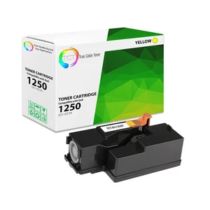 TCT Yellow 331-0779 Laser Toner Cartridge For Dell 1250c 1350 1355cn C1760nw - Picture 1 of 6