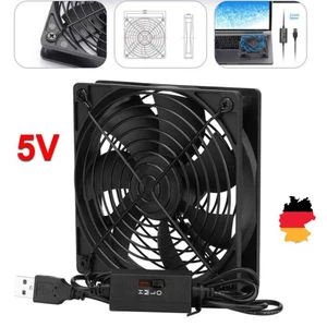 120mm Cichy wentylator obudowy PC Regulowany wentylator 3 tryby 5V USB PC Wentylator - Zdjęcie 1 z 15