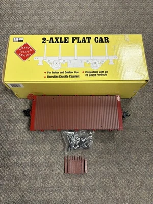 + Coche plano de 2 ejes de Navidad Aristocraft escala G ART-40225 con caja Foto 1 de 4