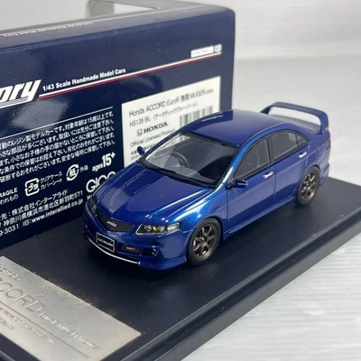 1/43 Hi-Story Honda Accord EURO R CL7 2005 Blue MUGEN HS128BL - Image 1 of 3