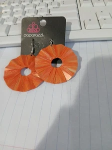 Ohrhänger Paparazzi Orange - Bild 1 von 1