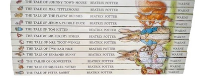 The Peter Rabbit Library by Beatrix Potter (12 Book Set, 1996, Hardcover) EUC - Image 1 of 4