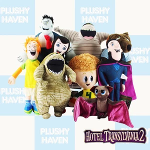 Hotel Transylvania 2 Dennis Jonathan Mummy Frankenstein Plush Toy Cartoon Doll - Picture 1 of 14