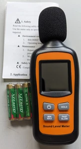 Digitales Dezibelmessgerät mit Batterien enthalten - Bild 1 von 3