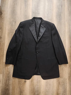 Corneliani MADE IN ITALY Tuxedo Suit Jacket Black 46 Long 100% virgin wool - Image 1 of 4