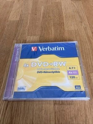 Verbatim DVD+RW 4,7 GB 4x Speed 120 min. 1 Stk. - Bild 1 von 2