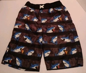 IXTREME Boy's Swim Trunks Shorts Size 7  Shark Print  - Picture 1 of 4