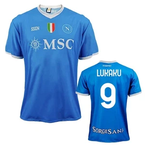 Maglia Lukaku Napoli Home 2025 2026 Azzurri ufficiale adulto ragazzo bambino 9 - Picture 1 of 2