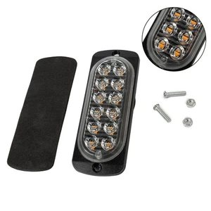 DC 12V-24V Working Lamps Transparent Lens Black Housing Plastic Light Bulbs Set - Picture 1 of 21