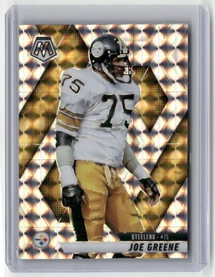 Mosaico Panini 2025 mosaico de plata Joe Greene Pittsburgh Steelers Foto 1 de 2