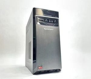 Lenovo H50-55 PC AMD A8-7600 Radeon R7 3.10GHz 16GB 256GB SSD Win10P GT730 WiFi - Picture 1 of 11