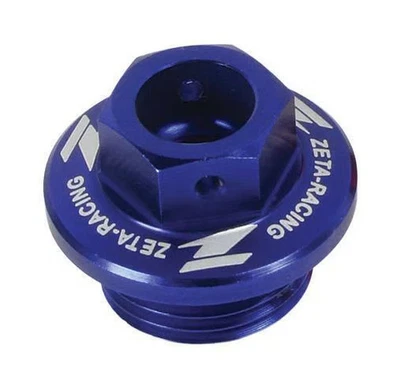 Zeta Oil Filler Plug - Blue Motorcycle ATV/UTV Street Bike Dirt Bike ZE89-2112 - Image 1 of 3