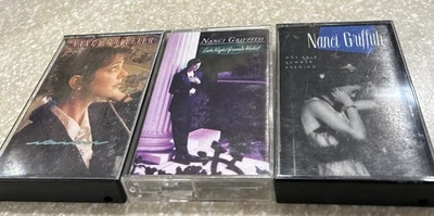 NANCI GRIFFITH 3 Cassette  Lot Country Folk Storms , One Fair Summer Evening, - Image 1 of 3