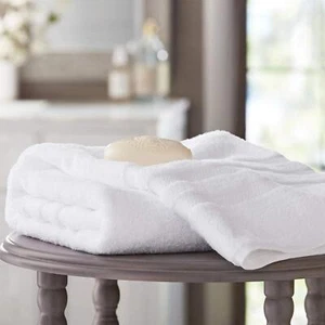 Member's Mark Hotel Premier Collection 100% Cotton Luxury Bath Towel, White - Picture 1 of 3