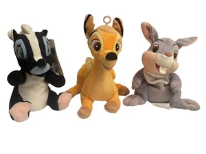 Disney Store Mini Bean Bag Plush - Flower - Skunk, Thumper- Rabbit - Picture 1 of 10