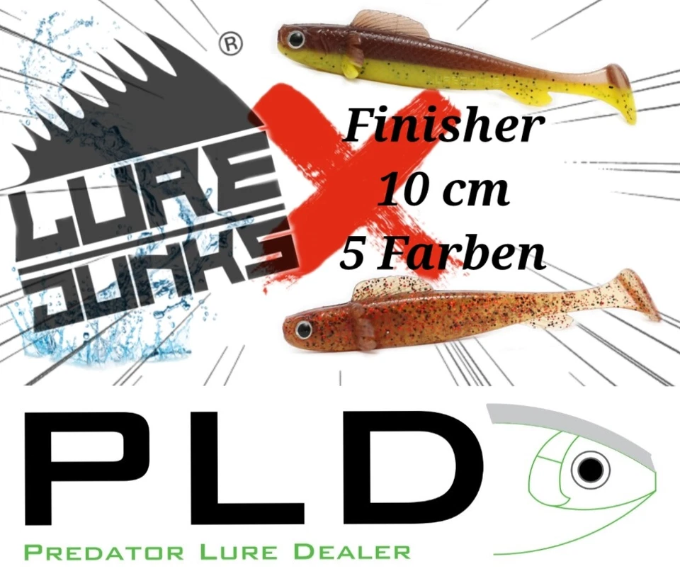 Lurejunks Finisher 10 cm Gummifisch Zander Barsch Hecht Dorsch Köder - Bild 1 von 1