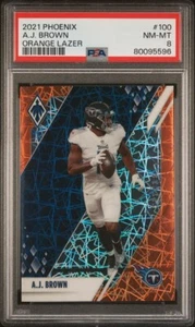 A.J. Braun 2021 Phoenix orange Lazer/99 PSA 8 - POP 1! - Bild 1 von 2