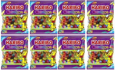 8 bolsas de dulces HARIBO CHAMALEON sabor fruta caramelo gomoso 175 g 6,1 oz Foto 1 de 4