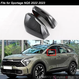 2 piezas Cubierta de espejo de puerta KIA Sportage NQ5 2022 2023 Vista lateral trasera - Imagen 1 de 5