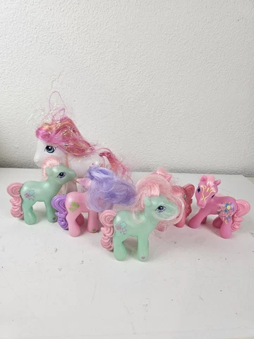 My Little Pony G3 McDonald's Lot of 5 ponies Plus G3 Pony Cover