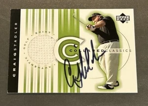 Craig Stadler 2003 Upper Deck UD Collared Classics Signed Autograph AUTO TTM - Picture 1 of 3