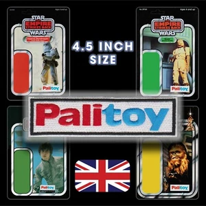 Vintage STAR WARS toy collector brand "PaliToy" logo 4.5" iron on patch GLOBAL - Picture 1 of 5