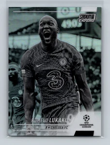 2021-22 Topps Stadium Club Chrome UEFA Black White #72 Romelu Lukaku /299 - Bild 1 von 2