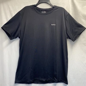 Supaico Activewear Workout Gym Crew-Neck Short Sleeve T-Shirt Men XL Black NWOT - Picture 1 of 11