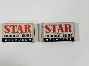 Vintage Star Double Edge Razor Blades Box Lot - Picture 1 of 6