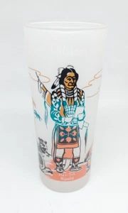 Blue Eagle Knox Gas Oil Glass FAMOUS OKLAHOMA INDIANS Hen-Toh Wyandot EXCELLENT - Picture 1 of 10