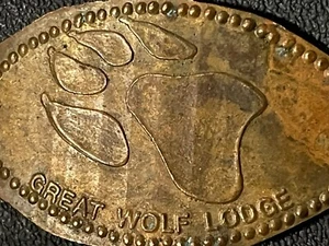 Great Wolf Lodge Cu Elongated Penny #042794* - Picture 1 of 3