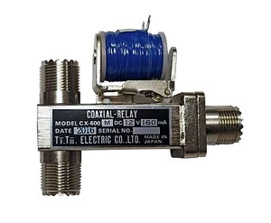 Nowy koncentryczny przekaźnik antenowy Tohtsu CX-600M 12VDC SPDT UHF SO239 - Zdjęcie 1 z 7