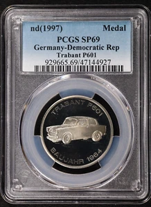 1997 Germany Trabant P601 DDR Souvenir Medal Baujahr 1964 - PCGS SP 69 - Picture 1 of 2