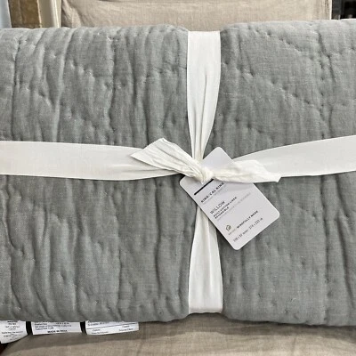 Pottery Barn Willow  Quilted Quilt  King  Blue  - Image 1 of 2
