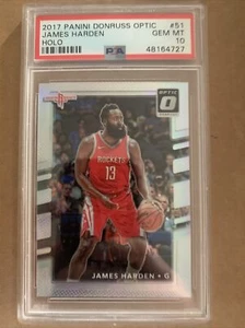 Donruss Optic Holo James Harden #51 2017 PSA 10 GEMA como nuevo - Imagen 1 de 1